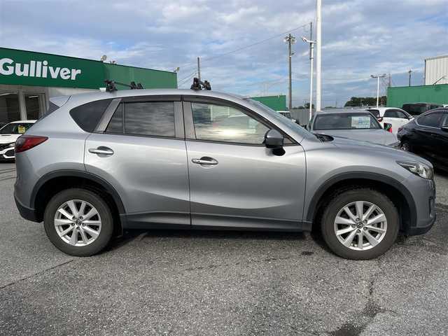 マツダ ＣＸ－５ XD Lパッケージ 千葉県 2013(平25)年 11.5万km アルミニウムメタリック ワンオーナー/衝突軽減ブレーキ/黒革シート/純正SDナビ【C9NC】/サイド＆バックカメラ/前席シートヒーター/運転席パワーシート/スマートキー/ブラインドスポットモニター/クルーズコントロール/純正キセノンヘッドライト/フォグランプ/本革巻きステアリング/ドアバイザー/ETC/サイド＆カーテンエアバッグ/新車時保証書＆取扱説明書