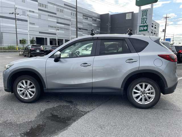 マツダ ＣＸ－５ XD Lパッケージ 千葉県 2013(平25)年 11.5万km アルミニウムメタリック ワンオーナー/衝突軽減ブレーキ/黒革シート/純正SDナビ【C9NC】/サイド＆バックカメラ/前席シートヒーター/運転席パワーシート/スマートキー/ブラインドスポットモニター/クルーズコントロール/純正キセノンヘッドライト/フォグランプ/本革巻きステアリング/ドアバイザー/ETC/サイド＆カーテンエアバッグ/新車時保証書＆取扱説明書