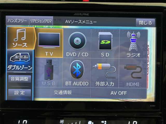 トヨタ ハリアー プレミアム 愛媛県 2016(平28)年 10.2万km ブラック ワンオーナー /社外9インチナビ【ALPINE EX9V】/フルセグTV/Bluetooth/DVD/バックカメラ/クルーズコントロール/社外フルエアロ【モデリスタ】/社外ETC/デュアルエアコン/パワーバックドア/純正18インチアルミホイール/保証書/取扱説明書