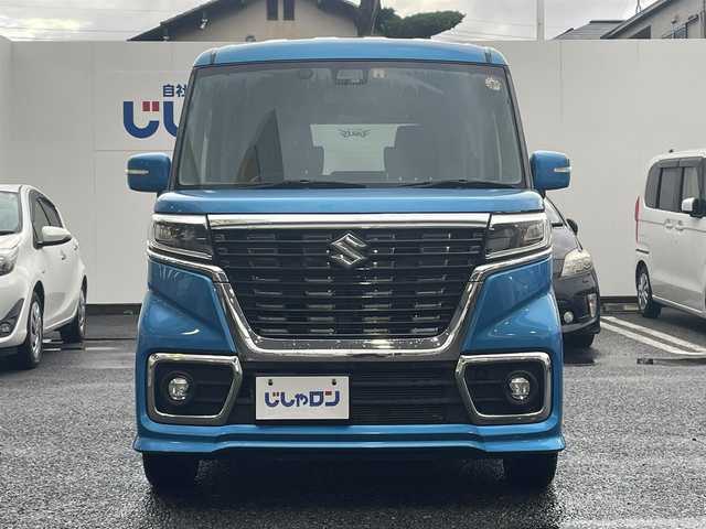 スズキ スペーシア カスタム HYBRID GS 埼玉県 2018(平30)年 10万km ブリスクブルーM (株)IDOMが運営する【じしゃロン鳩ヶ谷店】の自社ローン専用車両になりますこちらは現金またはオートローンご利用時の価格です。自社ローンご希望の方は別途その旨お申付け下さい/登録時99470km/左側パワースライドドア/社外メモリーナビ（カロッツェリア　AVIC-RW801）/　AM/FM/CD/DVD/MSV/BT/フルセグTV/バックカメラ/デュアルセンサーブレーキサポート/レーンキープアシスト/横滑り防止機能/プッシュスタート/スマートキーｘ2/LEDヘッドライト/　オートライト/オートハイビーム/フォグランプ/D席シートヒーター/コーナーセンサー/純正14インチAW/ステアリングリモコン/リアロールサンシェード/ISOFIX/電動格納機能付きウインカーミラー/ドアバイザー/純正フロアマット/取扱説明書
