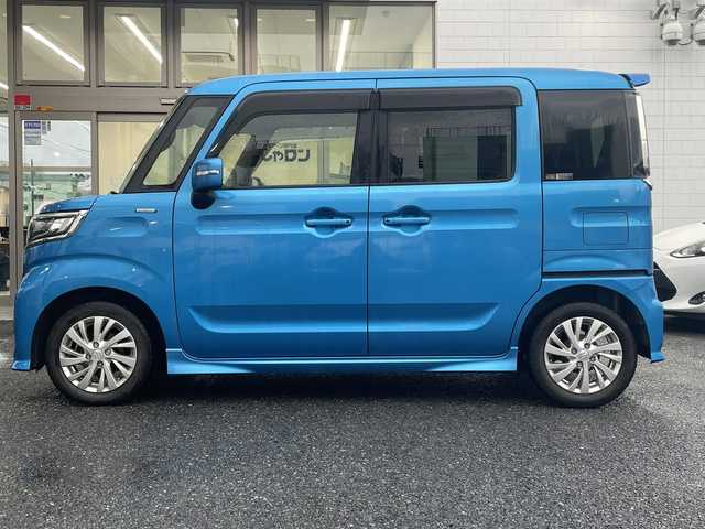 スズキ スペーシア カスタム HYBRID GS 埼玉県 2018(平30)年 10万km ブリスクブルーM (株)IDOMが運営する【じしゃロン鳩ヶ谷店】の自社ローン専用車両になりますこちらは現金またはオートローンご利用時の価格です。自社ローンご希望の方は別途その旨お申付け下さい/登録時99470km/左側パワースライドドア/社外メモリーナビ（カロッツェリア　AVIC-RW801）/　AM/FM/CD/DVD/MSV/BT/フルセグTV/バックカメラ/デュアルセンサーブレーキサポート/レーンキープアシスト/横滑り防止機能/プッシュスタート/スマートキーｘ2/LEDヘッドライト/　オートライト/オートハイビーム/フォグランプ/D席シートヒーター/コーナーセンサー/純正14インチAW/ステアリングリモコン/リアロールサンシェード/ISOFIX/電動格納機能付きウインカーミラー/ドアバイザー/純正フロアマット/取扱説明書