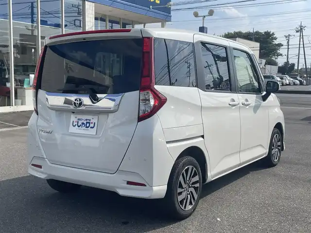 トヨタ ルーミー カスタムG 群馬県 2020(令2)年 10.3万km パールホワイトⅢ (株)IDOMが運営する【じしゃロン伊勢崎店】の自社ローン専用車両になりますこちらは現金またはオートローンご利用時の価格です。自社ローンご希望の方は別途その旨お申付け下さい/両側パワースライドドア/社外SDナビゲーション/全方位モニター/CD/DVD/SD/DTV/BT/エマージェンシーブレーキ/前席シートヒーター/クルーズコントロール/ETC/コーナーセンサー/LEDヘッドライト/フォグライト/オートライト・ハイビーム/アイドリングストップ/ドアバイザー/純正フロアマット
