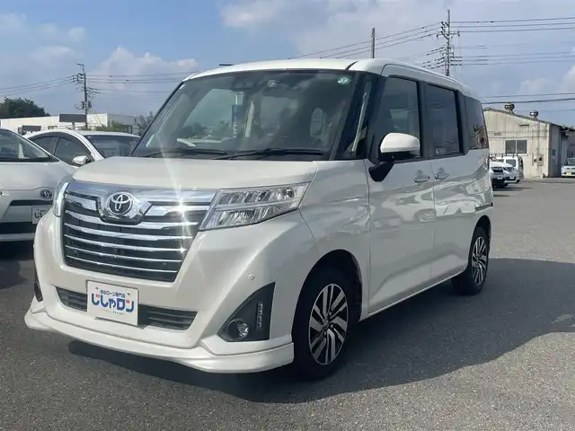 トヨタ ルーミー カスタムG 群馬県 2020(令2)年 10.3万km パールホワイトⅢ (株)IDOMが運営する【じしゃロン伊勢崎店】の自社ローン専用車両になりますこちらは現金またはオートローンご利用時の価格です。自社ローンご希望の方は別途その旨お申付け下さい/両側パワースライドドア/社外SDナビゲーション/全方位モニター/CD/DVD/SD/DTV/BT/エマージェンシーブレーキ/前席シートヒーター/クルーズコントロール/ETC/コーナーセンサー/LEDヘッドライト/フォグライト/オートライト・ハイビーム/アイドリングストップ/ドアバイザー/純正フロアマット