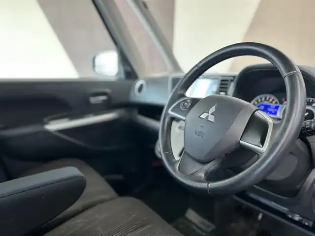 三菱 ｅＫスペース カスタムT e－アシスト 宮崎県 2015(平27)年 10.6万km チタニウムグレーメタリック /ナビ(700W)//TV/CD/DVD/Bluetooth//アラウンドビューモニター//バックカメラ//ETC//両側パワースライドドア//純正フロアマット//純正アルミホイール//電格ウィンカーミラー