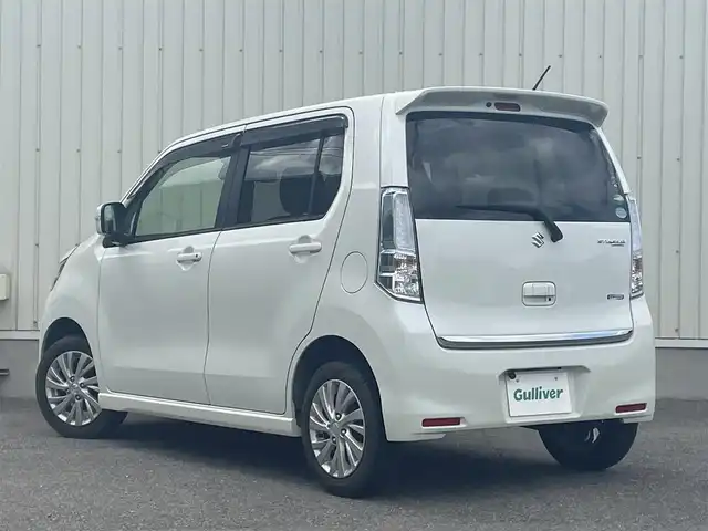 スズキ ワゴンＲ スティングレー X 山形県 2015(平27)年 3.5万km クリスタルホワイトP レーダーブレーキサポート/メモリナビ/　　【CD DVD BT フルセグ USB】/バックカメラ/HIDオートヘッドライト/シートヒーター/純正14インチアルミホイール/アイドリングストップ/ステアリングスイッチ/横滑り防止装置/フロアマット/フォグランプ/スマートキー×2/ETC