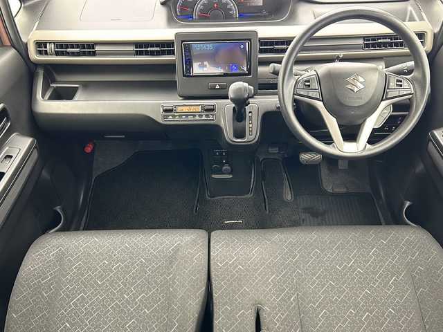 スズキ ワゴンＲ HYBRID FX－S 千葉県 2022(令4)年 0.9万km テラコッタピンクメタリック パイオニアディスプレイカーオーディオ/Bluetooth CD DVD USB TypeC/バックカメラ/追従クルーズコントロール/レーンキープアシスト/衝突被害軽減システム/コーナーセンサー/オートマチックハイビーム/ダブル＋サイド＋カーテンエアバッグ/シートヒーター/ベンチシート/純正ドライブレコーダー/純正ホイールカバー/純正フロアマット