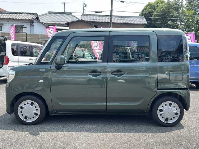 スズキ スペーシア HYBRID G 愛知県 2021(令3)年 5.4万km クールカーキPM /禁煙車//社外ナビTV/　(AVIC-MRZ99)//ドライブレコーダー//ETC//両側スライドドア//デュアルカメラブレーキサポート//レーンディパーチャーウォーニング//電動格納ミラー//プッシュスタート//オートライト//プッシュスタート//アイドリングストップ//パーキングセンサー//横滑り防止装置//純正フロアマット//新車保証書//取扱説明書