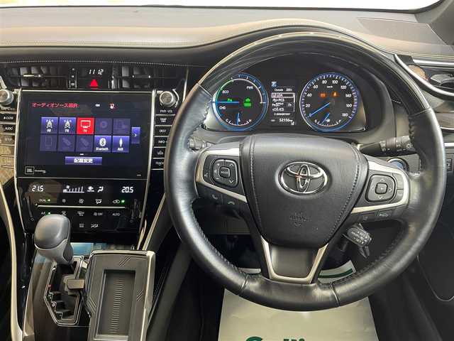 トヨタ ハリアー ハイブリッド プログレス 岩手県 2019(平31)年 5.3万km ホワイトパールクリスタルシャイン ４WD/JBLプレミアムサウンドシステム/寒冷地仕様/パノラミックビューモニター/トヨタセーフティセンス/プリクラッシュセーフティ/レーダークルーズコントロール/レーンディパーチャーアラート/寒冷地仕様/アダプティブハイビームシステム/クリアランスソナー/横滑り防止装置/MTモード付きAT/パワーシート/パワーバックドア/純正ナビ/ドライブレコーダー/ETC/エンジンスターター