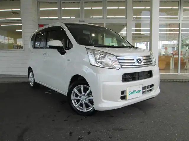 ダイハツ ムーヴ X SAⅢ 千葉県 2018(平30)年 2.2万km パールホワイトⅢ ワンオーナー/純正SDナビ、フルセグTV/バックカメラ/オーディオ【SD/CD/DVD/BT/USB】/ナビ連動ドライブレコーダー/リアコーナーセンサー/運転席シートヒーター/革巻きステアリング/オートハイビーム/スマートキー/ドアバイザー/ISOFIX/令和１、２、３、４、５、７年ディーラー記録簿有