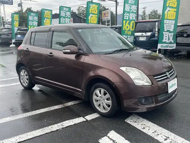 スズキ スイフト スタイル 長野県 2007(平19)年 8万km マルーンブラウンパール 社外ナビ(AM/FM/TV/AUX)/社外ドアバイザー/社外AW冬タイヤ/純正フロアマット/純正ホイール