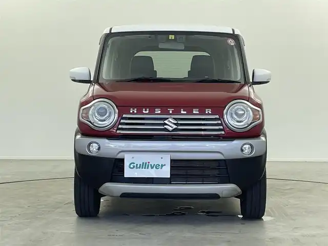 スズキ ハスラー Jスタイル Ⅱ ターボ 福井県 2016(平28)年 3.5万km フェニックスレッドパール/ホワイト2トーンルーフ ４WD/純正ナビ/型式：CN-R302Z/【AM/FM/CD/Bluetooth/フルセグTV】/ETC/ハーフレザーシート/シートヒーター/プッシュスタート/スマートキー/ステアリングスイッチ/アイドリングストップ/衝突軽減ブレーキ/車線逸脱警報機能