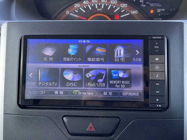 ダイハツ タント X SAⅡ 山口県 2015(平27)年 7.8万km シルキーグリーンP 純正ナビ/CD/DVD/Bluetooth/バックカメラ/片側パワースライドドア/衝突被害軽減システム/スマートキー /ETC/ドライブレコーダー/取扱説明書