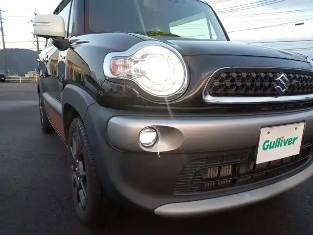 スズキ クロスビー HYBRID MZ 福井県 2018(平30)年 6.1万km スーパーブラックパール 3トーンコーディネート 4WD/純正8インチナビ（CN-RZ83）/・（フルセグTV/CD/DVD/Bluetooth）/デュアルセンサーブレーキサポート/レーンキープアシスト/ダウンヒルアシスト/クルーズコントロール/全方位カメラ/ETC/前後ドライブレコーダー/純正フロアマット/オートLEDライト/オートマチックハイビーム/純正16インチAW/スマートキー