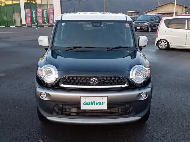 スズキ クロスビー HYBRID MZ 福井県 2018(平30)年 6.1万km スーパーブラックパール 3トーンコーディネート 4WD/純正8インチナビ（CN-RZ83）/・（フルセグTV/CD/DVD/Bluetooth）/デュアルセンサーブレーキサポート/レーンキープアシスト/ダウンヒルアシスト/クルーズコントロール/全方位カメラ/ETC/前後ドライブレコーダー/純正フロアマット/オートLEDライト/オートマチックハイビーム/純正16インチAW/スマートキー