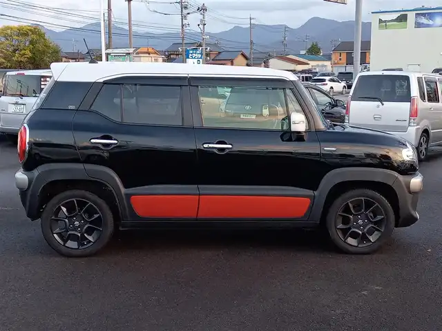 スズキ クロスビー HYBRID MZ 福井県 2018(平30)年 6.1万km スーパーブラックパール 3トーンコーディネート 4WD/純正8インチナビ（CN-RZ83）/・（フルセグTV/CD/DVD/Bluetooth）/デュアルセンサーブレーキサポート/レーンキープアシスト/ダウンヒルアシスト/クルーズコントロール/全方位カメラ/ETC/前後ドライブレコーダー/純正フロアマット/オートLEDライト/オートマチックハイビーム/純正16インチAW/スマートキー