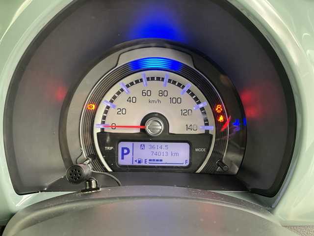 スズキ ハスラー タフワイルド 大分県 2018(平30)年 7.4万km オフブルーメタリック/ブラック 2トーン 社外ナビ（ＤＶＤ・フルセグTV）　/衝突軽減ブレーキ/純正フロアマット　/ビルトインＥＴＣ　/シートヒーター　/ステアリングスイッチ　/電動格納ミラー　/パワーウィンドウ　/スマートキー　/前ドライブレコーダー/オートライト