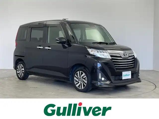 トヨタ ルーミー カスタムG 埼玉県 2020(令2)年 8万km ブラックマイカメタリック スマートアシスト３　純正９インチナビ　バックカメラ　ドライブレコーダー　クルーズコントロール　ステアリングスイッチ　純正アルミホイール　スマートキー　オートハイビーム　ＬＥＤヘッドライト　地デジＴＶ