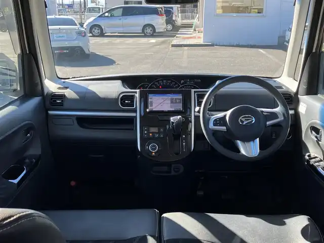 ダイハツ タント カスタム X トップED SA 三重県 2014(平26)年 8万km パールホワイトⅢ ♪スマートアシスト/ ・低速域衝突回避支援ブレーキ機能/ ・誤発進抑制制御機能/ ・先行車発進お知らせ機能/♪ケンウッドナビ/ ・フルセグ・Bluetooth/ ・USB・DVD/ ・録音機能　/♪バックカメラ/♪パワースライドドア/♪LEDヘッドライト/♪フォグライト/♪オートライト/♪ステアリングスイッチ/♪ハーフレザーシート/♪スマートキー×2/♪プッシュスタート/♪アイドリングストップ/♪リアサンシェード/♪ウィンカーミラー/♪オートリトラクタブルミラー/♪フロアマット/♪ドアバイザー