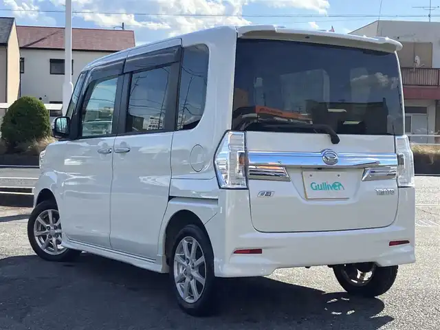 ダイハツ タント カスタム X トップED SA 三重県 2014(平26)年 8万km パールホワイトⅢ ♪スマートアシスト/ ・低速域衝突回避支援ブレーキ機能/ ・誤発進抑制制御機能/ ・先行車発進お知らせ機能/♪ケンウッドナビ/ ・フルセグ・Bluetooth/ ・USB・DVD/ ・録音機能　/♪バックカメラ/♪パワースライドドア/♪LEDヘッドライト/♪フォグライト/♪オートライト/♪ステアリングスイッチ/♪ハーフレザーシート/♪スマートキー×2/♪プッシュスタート/♪アイドリングストップ/♪リアサンシェード/♪ウィンカーミラー/♪オートリトラクタブルミラー/♪フロアマット/♪ドアバイザー