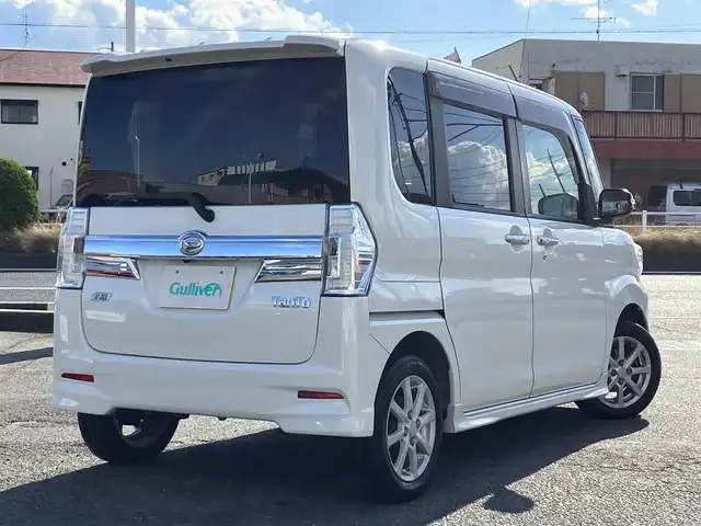 ダイハツ タント カスタム X トップED SA 三重県 2014(平26)年 8万km パールホワイトⅢ ♪スマートアシスト/ ・低速域衝突回避支援ブレーキ機能/ ・誤発進抑制制御機能/ ・先行車発進お知らせ機能/♪ケンウッドナビ/ ・フルセグ・Bluetooth/ ・USB・DVD/ ・録音機能　/♪バックカメラ/♪パワースライドドア/♪LEDヘッドライト/♪フォグライト/♪オートライト/♪ステアリングスイッチ/♪ハーフレザーシート/♪スマートキー×2/♪プッシュスタート/♪アイドリングストップ/♪リアサンシェード/♪ウィンカーミラー/♪オートリトラクタブルミラー/♪フロアマット/♪ドアバイザー