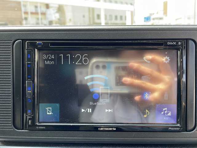 ダイハツ キャスト アクティバ X 沖縄県 2016(平28)年 8.6万km ブラックマイカメタリック 社外ディスプレイオーディオ/Bluetooth・CD・DVD/ETC/オートライト/スマートキー/電動格納ミラー