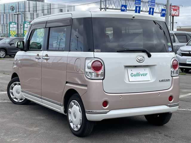 ダイハツ ムーヴ キャンバス G メイクアップ SA Ⅲ 道南・函館 2018(平30)年 4.5万km パールホワイトⅢ/ライトローズマイカメタリックⅡ 2トーン 純正ナビ/フルセグＴＶ/衝突軽減ブレーキ/夏冬タイヤ/バックカメラ/両側パワースライドドア/オートハイビーム/ＬＥＤヘッドライト/フォグランプ/アイドリングストップ/ドアバイザー