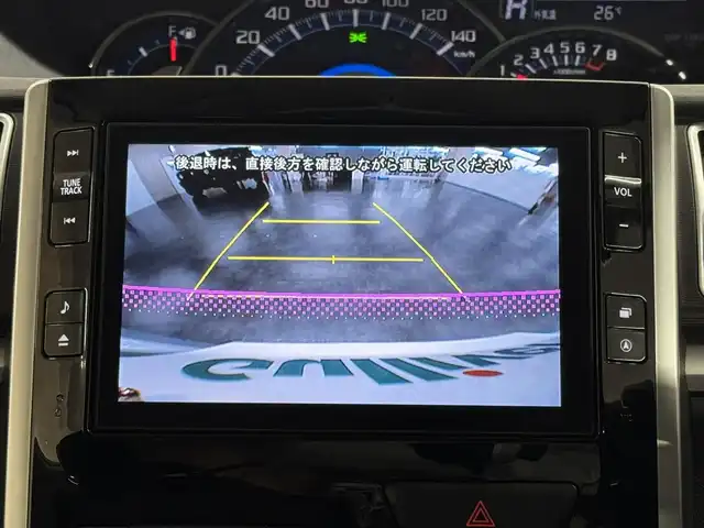 ダイハツ タント カスタム RS SA 三重県 2014(平26)年 2.1万km ブライトシルバーメタリック ガソリン・ターボ/FF/インパネCVT/純正 8インチナビ NSZN-W64DB/（CD/DVD/FM/AM/）/パノラマモニター（全周囲カメラ）/両側パワースライドドア/ドラレコ 前方/スマートアシスト/〇衝突回避支援システム/・衝突回避支援ブレーキ（対車両・対歩行者）/・衝突警報（対車両・対歩行者）/○横滑り防止装置/装備/・プッシュスタート/・スマートキーシステム/・LEDヘッドランプ/・フロントフォグランプ/・フルオートエアコン/・横滑り防止機能/・純正15inAW/・純正フロアマット/・取/ナビ取/・スマートキーx1、メカキーx2/など