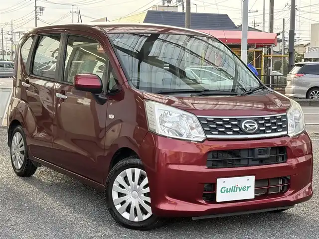 ダイハツ ムーヴ L SAⅡ 埼玉県 2017(平29)年 4.9万km ファイアークォーツレッドM ・アイドリングストップ/・ディスプレイオーディオ/・BT　DVD/・バックソナー/・保証書/・取説