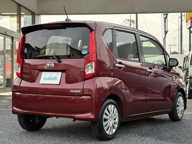 ダイハツ ムーヴ L SAⅡ 埼玉県 2017(平29)年 4.9万km ファイアークォーツレッドM ・アイドリングストップ/・ディスプレイオーディオ/・BT　DVD/・バックソナー/・保証書/・取説