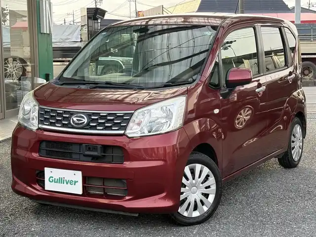 ダイハツ ムーヴ L SAⅡ 埼玉県 2017(平29)年 4.9万km ファイアークォーツレッドM ・アイドリングストップ/・ディスプレイオーディオ/・BT　DVD/・バックソナー/・保証書/・取説