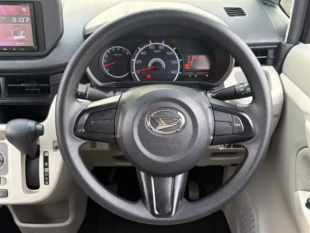 ダイハツ ムーヴ L SAⅡ 埼玉県 2017(平29)年 4.9万km ファイアークォーツレッドM ・アイドリングストップ/・ディスプレイオーディオ/・BT　DVD/・バックソナー/・保証書/・取説