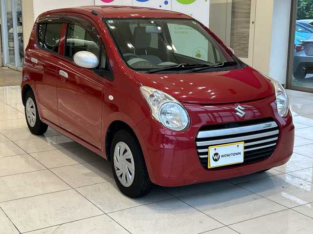スズキ アルト エコ S 埼玉県 2014(平26)年 5.8万km 赤 CD再生/ドアバイザー/純正フロアマット/ダブルエアバック/リモコンキー/保証書/取扱説明書/禁煙車