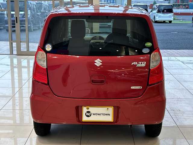 スズキ アルト エコ S 埼玉県 2014(平26)年 5.8万km 赤 CD再生/ドアバイザー/純正フロアマット/ダブルエアバック/リモコンキー/保証書/取扱説明書/禁煙車