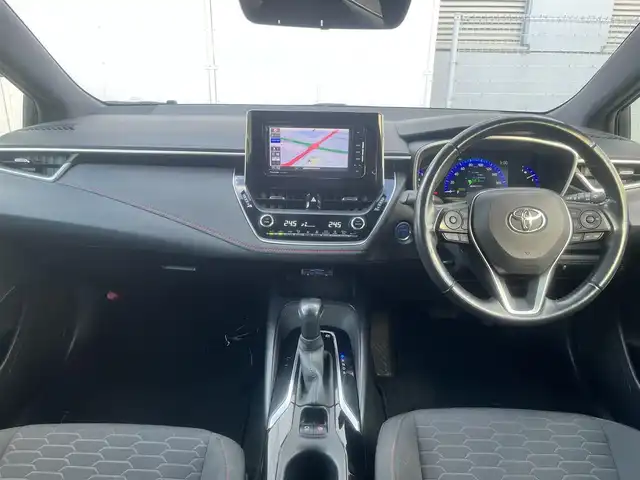 トヨタ カローラ スポーツ ハイブリッドG Z 島根県 2019(令1)年 6万km ホワイトパールクリスタルシャイン ワンオーナー　/社外ＳＤナビ　/フルセグＴＶ　/ＤＶＤ再生　/Ｂｌｕｅｔｏｏｔｈ接続　/バックカメラ　/ＥＴＣ　/レーダークルーズコントロール/衝突軽減ブレーキ/レーンキープアシスト/オートハイビーム／ライト　/スマートキー　/アイドリングストップ/純正LEDヘッドライト　/純正１８インチアルミホイール/純正フロアマット/保証書・取扱説明書/スペアキー1本