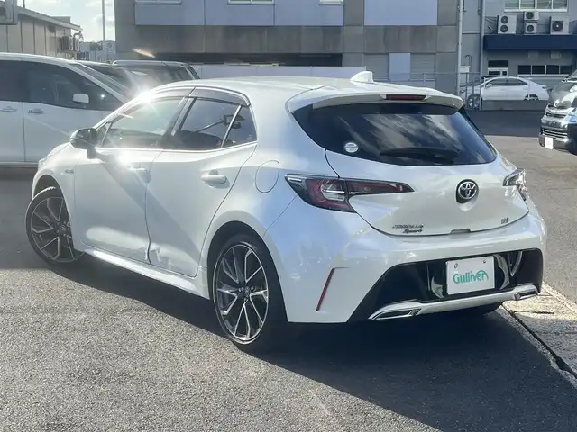 トヨタ カローラ スポーツ ハイブリッドG Z 島根県 2019(令1)年 6万km ホワイトパールクリスタルシャイン ワンオーナー　/社外ＳＤナビ　/フルセグＴＶ　/ＤＶＤ再生　/Ｂｌｕｅｔｏｏｔｈ接続　/バックカメラ　/ＥＴＣ　/レーダークルーズコントロール/衝突軽減ブレーキ/レーンキープアシスト/オートハイビーム／ライト　/スマートキー　/アイドリングストップ/純正LEDヘッドライト　/純正１８インチアルミホイール/純正フロアマット/保証書・取扱説明書/スペアキー1本