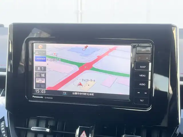 トヨタ カローラ スポーツ ハイブリッドG Z 島根県 2019(令1)年 6万km ホワイトパールクリスタルシャイン ワンオーナー　/社外ＳＤナビ　/フルセグＴＶ　/ＤＶＤ再生　/Ｂｌｕｅｔｏｏｔｈ接続　/バックカメラ　/ＥＴＣ　/レーダークルーズコントロール/衝突軽減ブレーキ/レーンキープアシスト/オートハイビーム／ライト　/スマートキー　/アイドリングストップ/純正LEDヘッドライト　/純正１８インチアルミホイール/純正フロアマット/保証書・取扱説明書/スペアキー1本