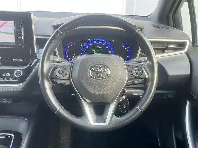 トヨタ カローラ スポーツ ハイブリッドG Z 島根県 2019(令1)年 6万km ホワイトパールクリスタルシャイン ワンオーナー　/社外ＳＤナビ　/フルセグＴＶ　/ＤＶＤ再生　/Ｂｌｕｅｔｏｏｔｈ接続　/バックカメラ　/ＥＴＣ　/レーダークルーズコントロール/衝突軽減ブレーキ/レーンキープアシスト/オートハイビーム／ライト　/スマートキー　/アイドリングストップ/純正LEDヘッドライト　/純正１８インチアルミホイール/純正フロアマット/保証書・取扱説明書/スペアキー1本