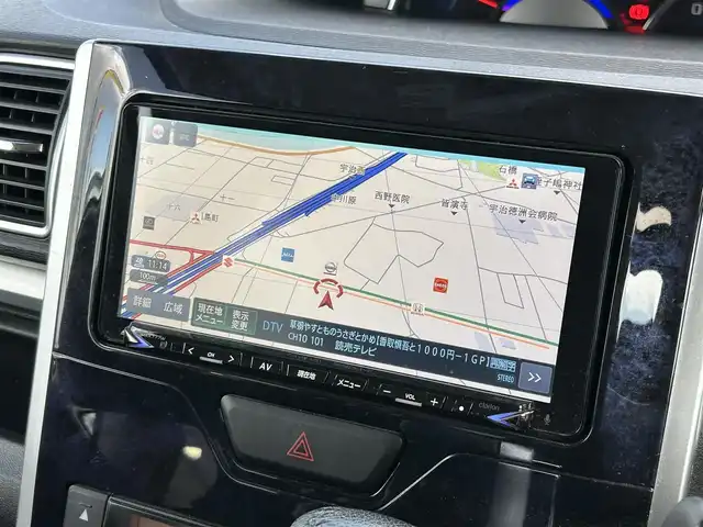 ダイハツ タント カスタム RS トップED SA Ⅲ 京都府 2018(平30)年 3.7万km ブラックマイカメタリック ワンオーナー　禁煙/37002キロ/車検：R09年3月9日まで有効/スマートアシストIII/社外SDナビ7インチワイド/フルセグTV/Bluetooth/純正エンジンスターター/両側パワースライド/バックカメラ/シートヒーター/ステアリングスイッチ/スマートキー２個/新車保証書/取扱説明書