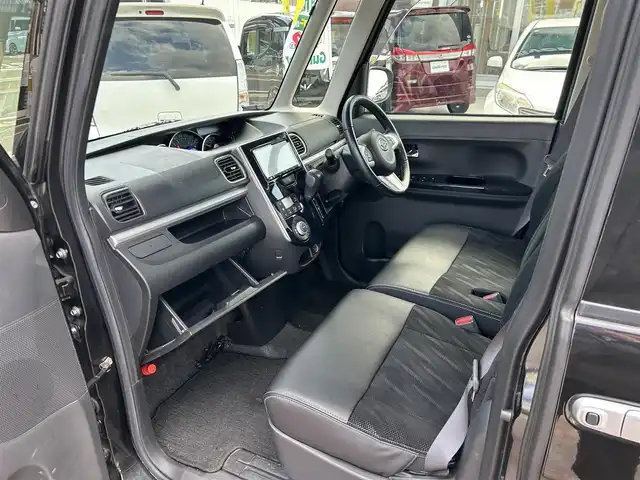 ダイハツ タント カスタム RS トップED SA Ⅲ 京都府 2018(平30)年 3.7万km ブラックマイカメタリック ワンオーナー　禁煙/37002キロ/車検：R09年3月9日まで有効/スマートアシストIII/社外SDナビ7インチワイド/フルセグTV/Bluetooth/純正エンジンスターター/両側パワースライド/バックカメラ/シートヒーター/ステアリングスイッチ/スマートキー２個/新車保証書/取扱説明書