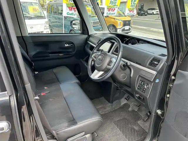 ダイハツ タント カスタム RS トップED SA Ⅲ 京都府 2018(平30)年 3.7万km ブラックマイカメタリック ワンオーナー　禁煙/37002キロ/車検：R09年3月9日まで有効/スマートアシストIII/社外SDナビ7インチワイド/フルセグTV/Bluetooth/純正エンジンスターター/両側パワースライド/バックカメラ/シートヒーター/ステアリングスイッチ/スマートキー２個/新車保証書/取扱説明書