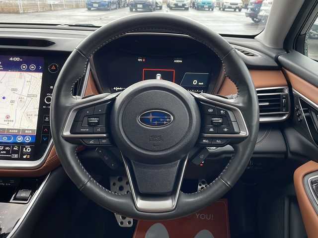 スバル アウトバック リミテッドEX 富山県 2022(令4)年 4.8万km 黒 ｈａｒｍａｎ／ｋａｒｄｏｎスピーカー/アイサイト/衝突軽減ブレーキ/レーンアシスト/レーダークルーズコントロール/サンルーフ/純正ナビ/　CD/DVD/BT/USB/フルセグＴＶ/ＴＶキャンセラー付/ＤＶＤ再生機能有/フロント・サイド・バックカメラ/ＥＴＣ/純正アルミホイール/寒冷地仕様/ドライブレコーダー/ブラウンレザーシート/パワーシート/メモリーシート/全席シートヒーター/ハンドルヒーター/電動リアゲート/コーナーセンサー/LEDオートライト/パドルシフト/ルーフレール/トノカバー/スマートキー/プッシュスタート