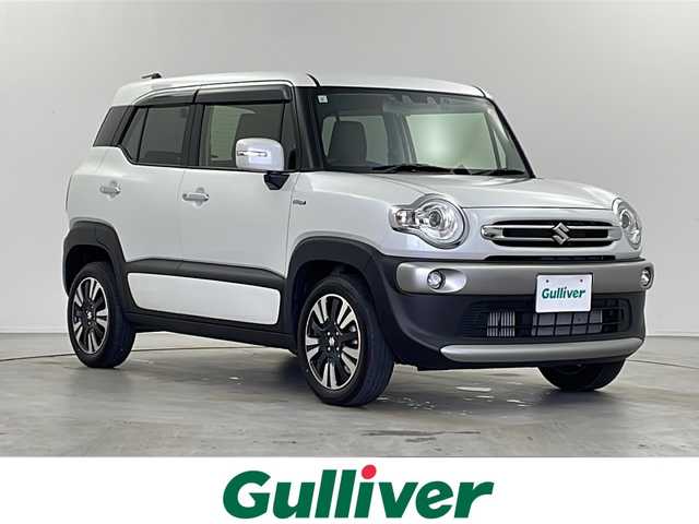 スズキ クロスビー HYBRID MZ 栃木県 2023(令5)年 1.5万km ピュアホワイトP 純正ナビ/・(AM/FM/TV/BT/iPod/CD/DVD)/スズキセーフティサポート/・デュアルセンサーブレーキサポート/・誤発進抑制機能/・車線逸脱抑制機能/・車線逸脱警報機能/・ふらつき警報機能/・先行車発進お知らせ機能/・標識認識機能/禁煙車/ターボ車/コーナーセンサー/アダプティクルーズコントロール/ハーフレザーシート/バックカメラ/前後ドライブレコーダー/ETC/シートヒーター（運転席/助手席）/ワンオーナー/ＬＥＤヘッドライト/純正アルミホイール/電動格納ミラー/アイドリングストップ/スペアキー