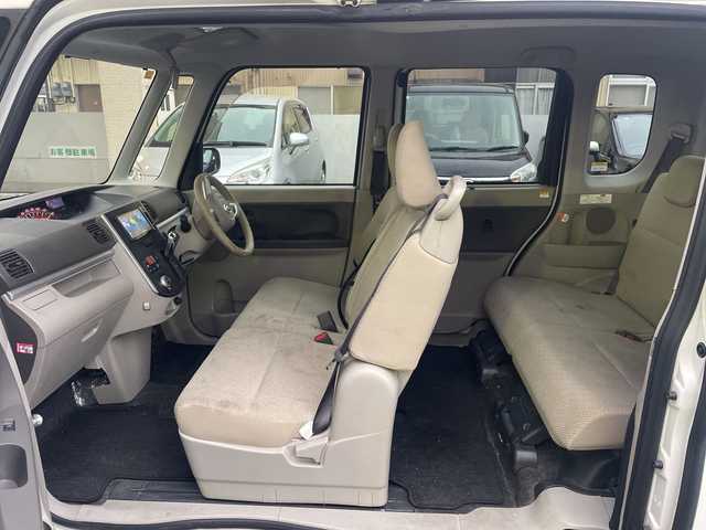 ダイハツ タント X SA 福岡県 2014(平26)年 8.7万km パールホワイトⅢ 【ワンオーナー】/ETC/フルTV・Bluetooth・AM/FM/DISC・USB/オートライト/電動格納ミラー/Pスライドドア/プッシュスタート/プリクラッシュ/横滑り防止