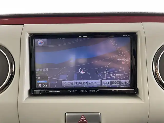 スズキ ラパン ショコラ X 大分県 2014(平26)年 6.2万km シャンパンピンクPM ECLIPSE製ナビゲーション/・Bluetooth・フルセグTV/・AM・FM・DVD・CD/バックカメラ/ETC/純正フロアマット/アイドリングストップ/ドアバイザー/オートライト/ウインカーミラー/革巻きステアリング/プッシュスタート/スマートキー/パワーウィンドウ/パワーステアリング/電動格納ミラー