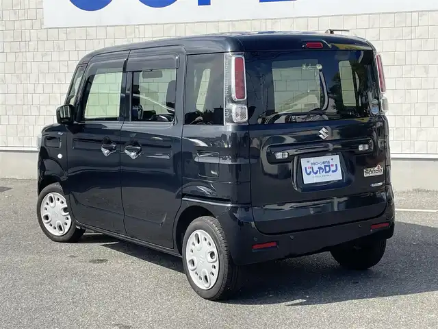 スズキ スペーシア HYBRID G 佐賀県 2018(平30)年 11.7万km ブルーイッシュブラックパール3 （株)IDOMが運営する【じしゃロン佐賀店】の自社ローン専用車両になります。/こちらは現金またはオートローンご利用時の価格です。自社ローンご希望の方は別途その旨お申付け下さい/禁煙車/社外CDデッキ/  CD/AM/FM/USB/スズキセーフティサポート/デュアルカメラブレーキサポート/車線逸脱警報機能/先行車発進お知らせ機能/誤発進抑制機能/前後コーナーセンサー/社外ETC/純正フロアマット/ドアバイザー/ヘッドライトレベライザー