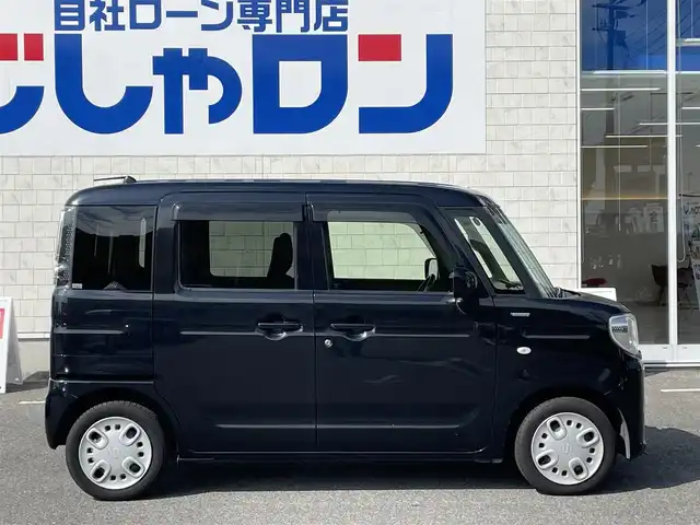 スズキ スペーシア HYBRID G 佐賀県 2018(平30)年 11.7万km ブルーイッシュブラックパール3 （株)IDOMが運営する【じしゃロン佐賀店】の自社ローン専用車両になります。/こちらは現金またはオートローンご利用時の価格です。自社ローンご希望の方は別途その旨お申付け下さい/禁煙車/社外CDデッキ/  CD/AM/FM/USB/スズキセーフティサポート/デュアルカメラブレーキサポート/車線逸脱警報機能/先行車発進お知らせ機能/誤発進抑制機能/前後コーナーセンサー/社外ETC/純正フロアマット/ドアバイザー/ヘッドライトレベライザー