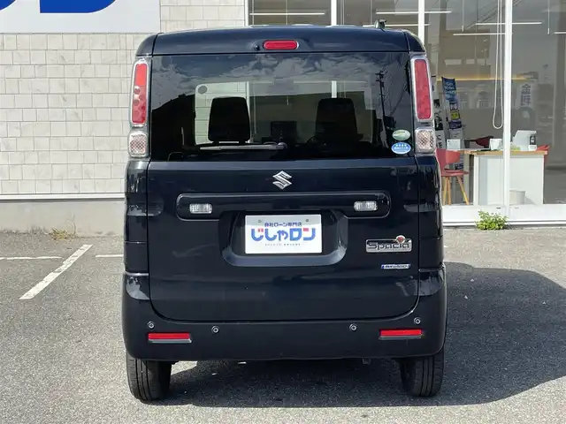 スズキ スペーシア HYBRID G 佐賀県 2018(平30)年 11.7万km ブルーイッシュブラックパール3 （株)IDOMが運営する【じしゃロン佐賀店】の自社ローン専用車両になります。/こちらは現金またはオートローンご利用時の価格です。自社ローンご希望の方は別途その旨お申付け下さい/禁煙車/社外CDデッキ/  CD/AM/FM/USB/スズキセーフティサポート/デュアルカメラブレーキサポート/車線逸脱警報機能/先行車発進お知らせ機能/誤発進抑制機能/前後コーナーセンサー/社外ETC/純正フロアマット/ドアバイザー/ヘッドライトレベライザー