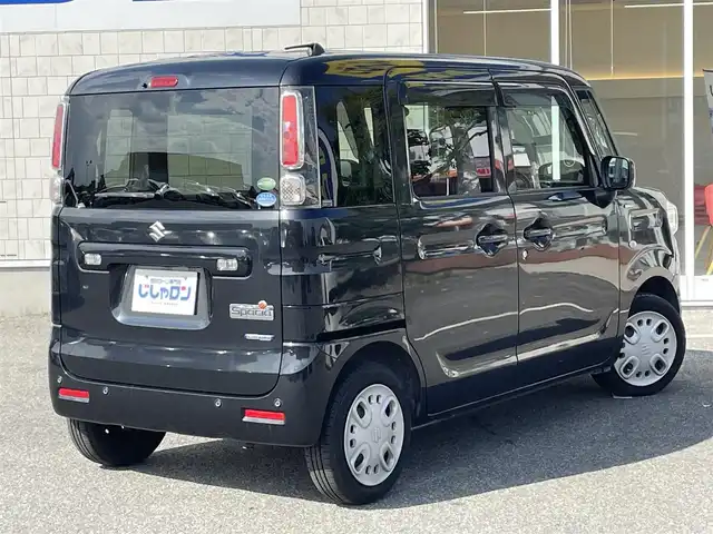 スズキ スペーシア HYBRID G 佐賀県 2018(平30)年 11.7万km ブルーイッシュブラックパール3 （株)IDOMが運営する【じしゃロン佐賀店】の自社ローン専用車両になります。/こちらは現金またはオートローンご利用時の価格です。自社ローンご希望の方は別途その旨お申付け下さい/禁煙車/社外CDデッキ/  CD/AM/FM/USB/スズキセーフティサポート/デュアルカメラブレーキサポート/車線逸脱警報機能/先行車発進お知らせ機能/誤発進抑制機能/前後コーナーセンサー/社外ETC/純正フロアマット/ドアバイザー/ヘッドライトレベライザー