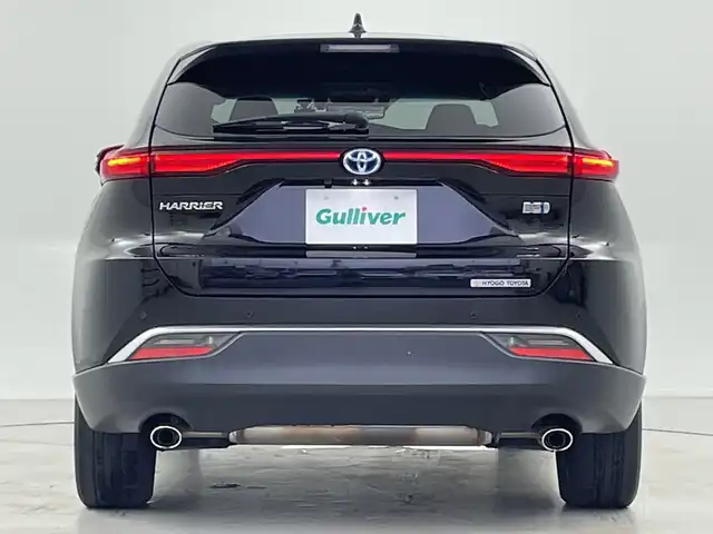 トヨタ ハリアー ハイブリッド G 岐阜県 2021(令3)年 4.6万km ブラック 純正8インチディスプレイオーディオ/（AM/FM/Bluetooth）/バックカメラ/レーダークルーズコントロール/パワーバックドア/ハーフレザーシート/オートハイビーム/ステアリングスイッチ/LEDライト/運転席パワーシート/ビルトインETC/スマートキー/プッシュスタート