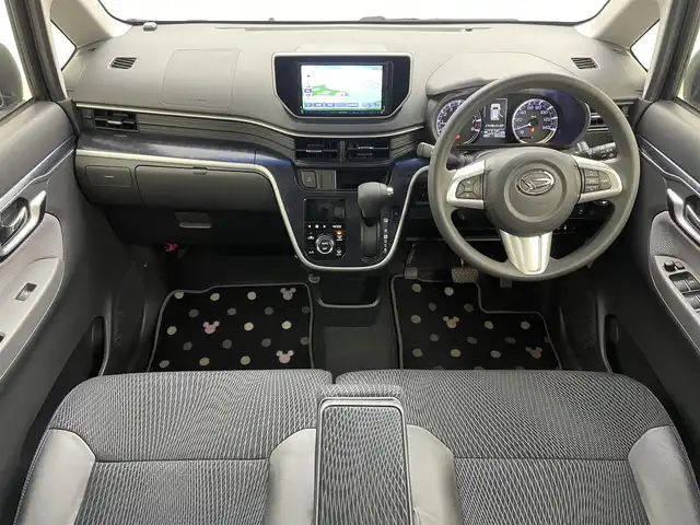 ダイハツ ムーヴ カスタム X ハイパー SA 岡山県 2015(平27)年 8.7万km メテオライトグレーイリュージョナルP メモリナビ/【CD/TV】/型番:MDV-L301/バックカメラ/LEDヘッドライト/スマートキー×2/プッシュスタート/ETC/純正フロアマット/純正14インチアルミホイール/オートライト　/フォグランプ/アイドリングストップ/横滑り防止装置/禁煙車/保証書/取扱説明書/ナビ取扱説明書